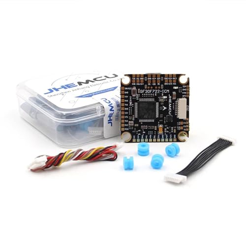 SPARKHOBBY JHEMCU F722 45A Stack GF30F722-ICM 3~8S Lipo Flugsteuerung RuiBet 45A 3~6S Lipo ESC 30x30mm für FPV Quadcopter Freestyle Drohne (1PC GF30F722-ICM FC) von SPARKHOBBY