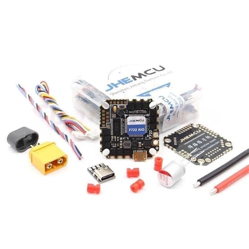 SPARKHOBBY JHEMCU GHF722AIO 40A AIO Flugsteuerung integriert 4in1 40A BLheli S 2~6S ESC für RC FPV Cinewhoop Drohne DIY Teil (GHF722AIO-HD 40A) von SPARKHOBBY