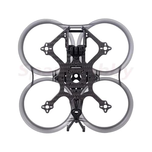 SPARKHOBBY MonsterRC25 XI-2,5 Zoll Inverted Rack Frame 112mm Radstand ABS Anti-Collision Protection Ring für CineWhoop Movie Crossing Drohne (XI-25 2,5 Zoll Blau) von SPARKHOBBY