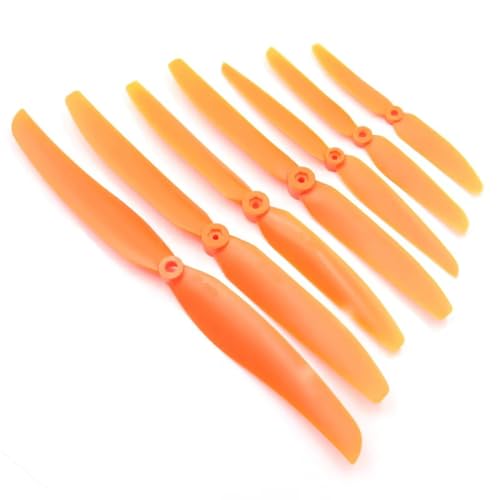 SPARKHOBBY RC 5030 6030 7035 8040 8060 9050 1060 ABS Direktantrieb Oranger Propeller 3 mm Lochabstand für Modell Fix-Wing Flugzeug (5 Stück 9050) von SPARKHOBBY