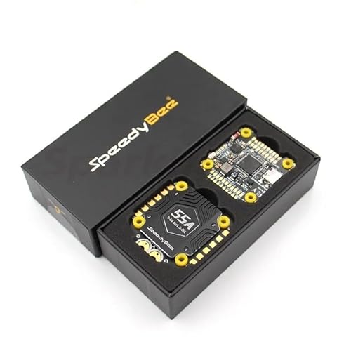 SPARKHOBBY SpeedyBee F405 V4 BLS 55A Stack ICM42688P F405 V4 FC BLHELIS 55A 4in1 ESC 3~6S Lipo 30x30mm für RC FPV Renndrohnen DIY Teile (SB-F4V4-55-STACK) von SPARKHOBBY