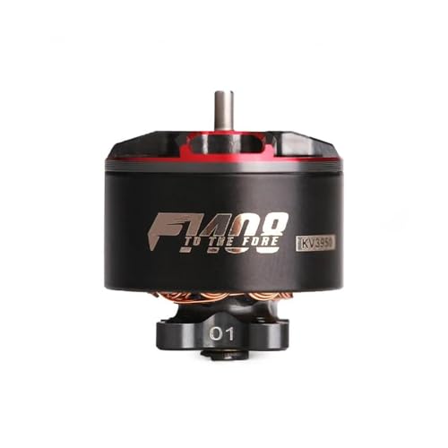 SPARKHOBBY T-Motor F1408 1408 2800KV 3950KV bürstenloser Motor 3~6S Lipo 2mm Schaftdurchmesser geeignet für FPV 7.6-10.2 cm Cine Whoop Spec Race Drohnen (1 Stück F1408 3950KV) von SPARKHOBBY