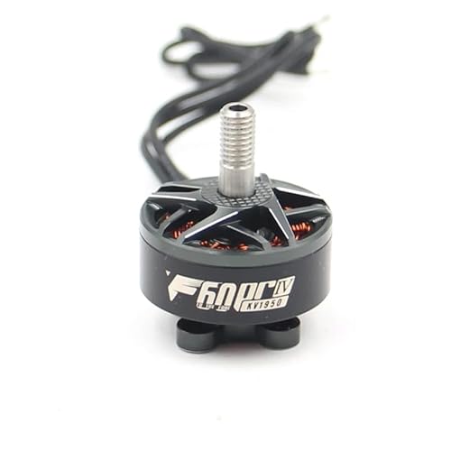 SPARKHOBBY T-Motor F60 Pro IV V2,0 2207 1950KV 2550KV 4~6S Lipo FPV Brushless Motor 5mm Hohlwelle Geeignet für 5 Zoll Propeller Drohne DIY (1PC 1950KV Grau) von SPARKHOBBY