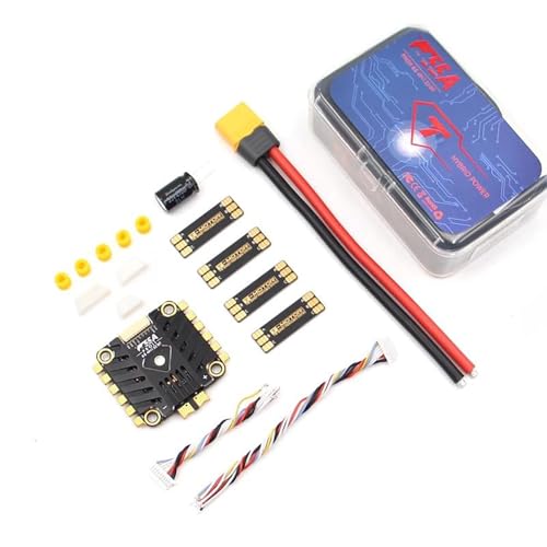 SPARKHOBBY TMOTOR F55A PRO II 6S 4IN1 32 Bit 128KHz bürstenloser ESC Geschwindigkeitsregler HYBIRD Power BLHELI_32 10V 2A BEC für RC Racing Drohnen (F55A PRO II 6S 128K) von SPARKHOBBY