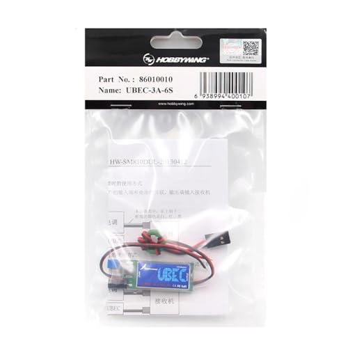 SPARKHOBBY UBEC 3A 2-6S Lipo / 5A 2-8S Lipo Spannungsregelung Stromversorgungsmodul Anti-Jamming für Hobbywing BEC Geeignet für RC Starrflügler Drohnen (4PCS UBEC-3A-6S) von SPARKHOBBY