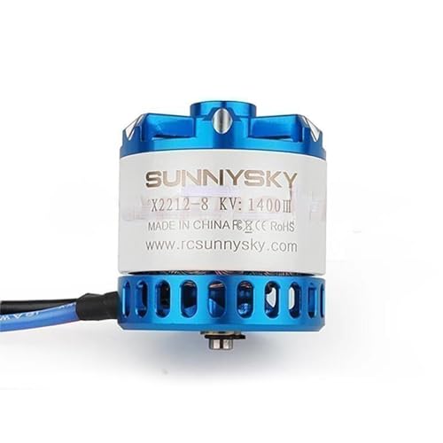 SPARKHOBBY X2212-III X2216-III 2212 2216 X Serie 980/1250/1400/2600KV Kurze flache Welle für Sunnysky Brushless Motor Großer Schub Festflügel (X2212-III 2450KV) von SPARKHOBBY