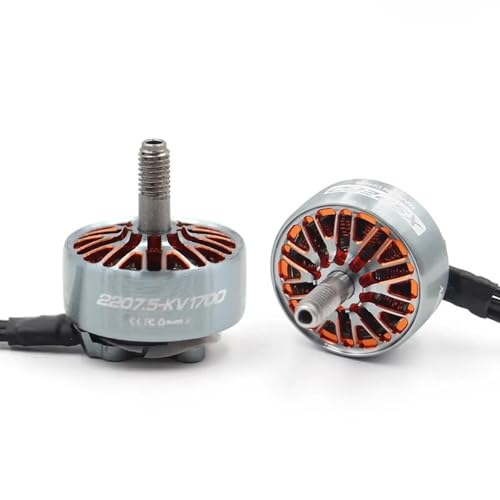 SPARKHOBBY XSPEED 2207.5 2207 1700KV 1900KV 2450kv 4~6S Lipo FPV Bürstenloser Motor für 12,7 cm Propeller GF51466 Quadcopter Drohnen (4 Stück 2207.5 1700KV) von SPARKHOBBY