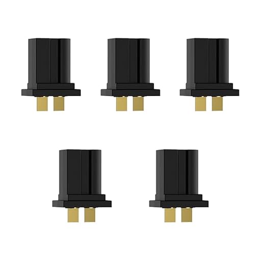 Sparkhobby 5 x GNB A30 Mini-Batterie-Anschlussstecker mit Kupferrohrstecker, geeignet für RC 1S hohle Cup, winzige vierachsige Drohnen (5 Stück A30-Stecker) von SPARKHOBBY