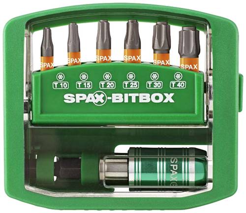 SPAX 4000007899019 Bit-Set 7teilig T-STAR plus inkl. Bithalter von SPAX