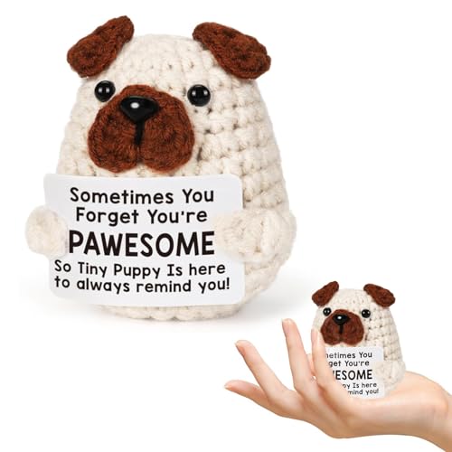 SPERMUOY Positive Hund Geschenke,Gehäkelte Kuscheltiere Hund Emotional Support Geschenk,Pocket Positive Pocket Hug Positive Kartoffel. SPERMUOY Positive Hund Geschenke,Gehäkelte Kuscheltiere Hund Emotional Support Geschenk,Pocket Positive Pocket Hug Positive Kartoffel. von SPERMUOY