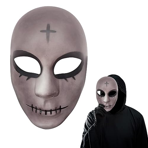 SPERMUOY Purge Maske für Erwachsene,Halloween Kreuz Masken für Erwachsene,Purge Paar Maske God Horror Killer Maske für Halloween Maskerade Kostümparty von SPERMUOY