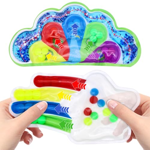 SPERMUOY Sensorisches Spielzeug Fidget Toy zum Sortieren der Farben,Anti Stress Spielzeug Pfau Sensorisches Spielzeug, Squeezable Fidget Spiel für ADHS und Autismus von SPERMUOY