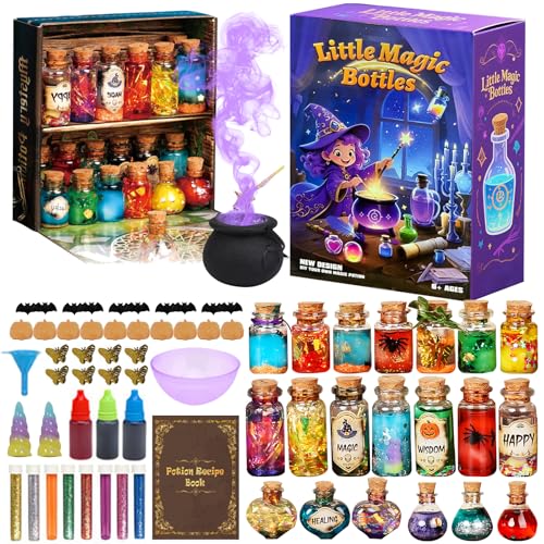 SPHERETRON Zaubertränke Set für Kinder - Mix 20 Feenstaub Trank Flaschen Zaubermischung Bastelset Kit Handwerk Spielzeug kreatives Geschenk Kunst Handwerk Spielzeug für Jungen Mädchen 6 7 8 9 10+ SPHERETRON Zaubertränke Set für Kinder - Mix 20 Feenstaub Trank Flaschen Zaubermischung Bastelset Kit Handwerk Spielzeug kreatives Geschenk Kunst Handwerk Spielzeug für Jungen Mädchen 6 7 8 9 10+ von SPHERETRON
