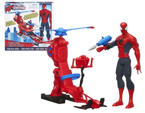 Hasbro A6747E27 - Spider-Man Giant Action Figur mit Spidercopter von SPIDER-MAN