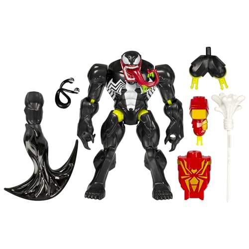 Spider-Man MixMashers Marvel Venom individualisierbare Mix-and-Match Deluxe Action-Figur & Accessoires, Schwarz von SPIDER-MAN