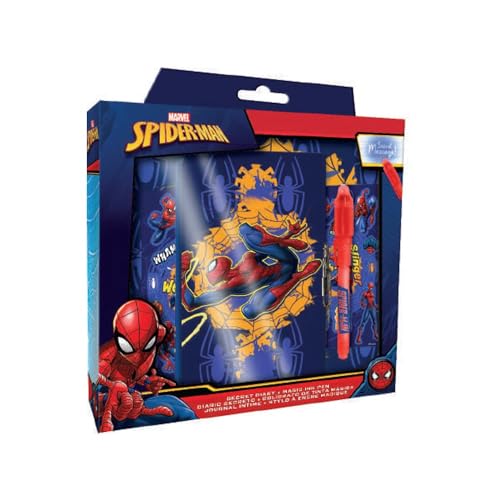 Spider-Man Tagebuch Set mit Schloss und Zauberstift Spider-Man Tagebuch Set mit Schloss und Zauberstift von SPIDER-MAN