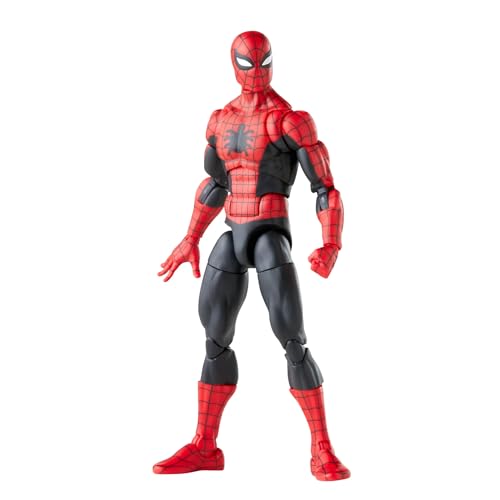 Spider-Man F3460 Acute 8 Marvel Legends Series 60th Anniversary Amazing Fantasy 15,2 cm Classic Comics Actionfiguren, 9 Accessoires, Figur und 9 Zubehörteile, Mehrfarbig von SPIDER-MAN