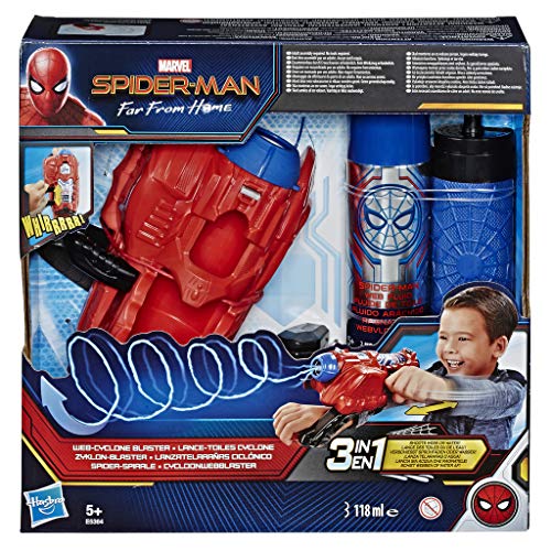 Spider-Man: Far From Home Spider-Man Zyklon-Blaster mit Web Fluid – Spider-Man Rollenspielzeug für Kids ab 5 Jahren von SPIDER-MAN