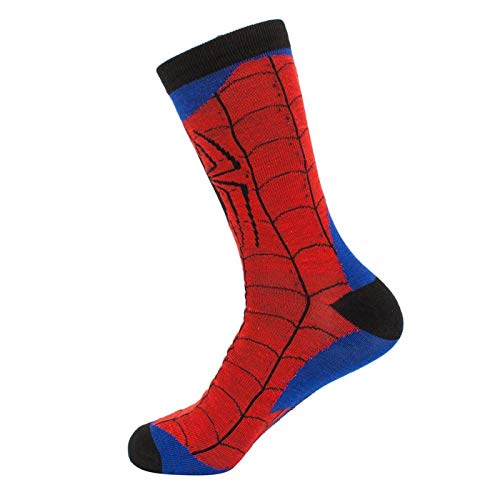 SPIDER-MAN Spider-Man Symbol Socken für Herren, Rot, One Size, 1 Stück von SPIDER-MAN