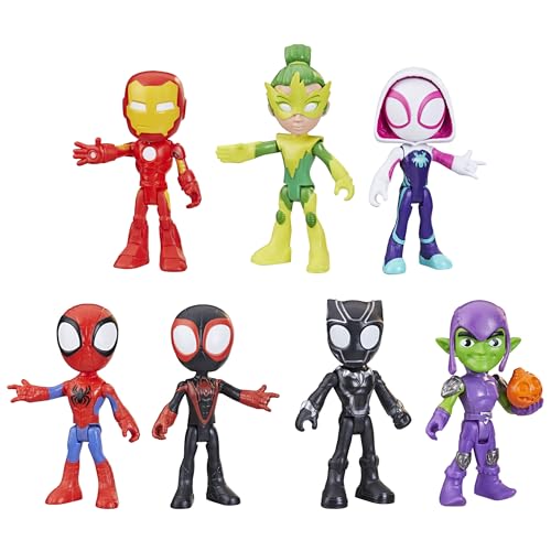 Marvel Actionfigur Hasbro Spidey and His Fantastic Friends, Actionfigur, 10 cm, Superhelden-Spielzeug, 1 Stück, Artikel kann variieren von Spidey and his Amazing Friends