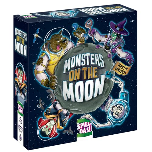 SPIEL DAS! Verlag - Monsters on The Moon - phantastisches Kartenlegespiel für die ganze Familie - NEUHEIT 2024 von SPIEL DAS! Verlag