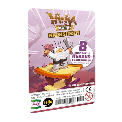 SPIEL DAS! Verlag- Ninja Academy Erweiterung Nachsitzen - 8 Neue Herausforderungen !! von SPIEL DAS! Verlag