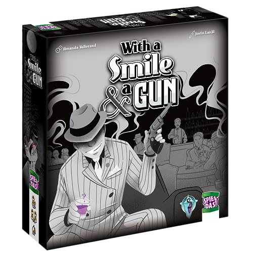 Spiel Das! -with a Smile & a Gun - taktisches Würfeleinsetzspiel, strategisches Spiel für 2 Personen von SPIEL DAS! Verlag