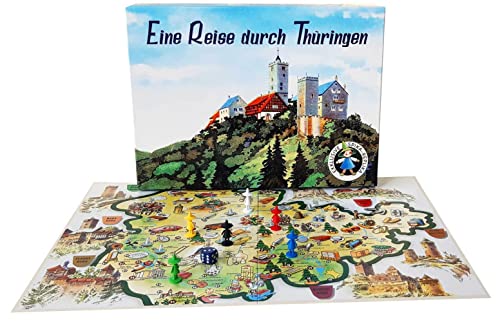 SPIKA | Eine Reise durch Thüringen (Brettspiel) - Heimatkunde und Reisespaß | Entdecke die Schönheit Thüringens | Geeignet ab 6 Jahren von SPIKA