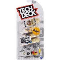 SPIN MASTER 19209 Tech Deck, Ultra-Deluxe Fingerboard 4er-Set, mit authentischer Skateboard-Grafik - zum Sammeln, Umbauen und für coole Tricks von SPIN MASTER™