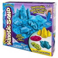 SPIN MASTER 19403 Kinetic Sand Sandbox Set mit 454 g Kinetic Sand in Blau von SPIN MASTER™