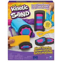 SPIN MASTER 37811 Kinetic Sand Slice n Surprise Set - mit 3 Sandfarben und 7 Werkzeugen für tolle Muster, 383 g von SPIN MASTER™