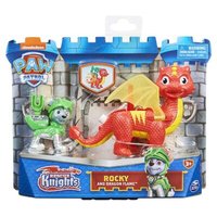 SPIN MASTER 41469 Paw Patrol, Rescue Knights Rocky und Dragon Flame Actionfiguren-Set von SPIN MASTER™