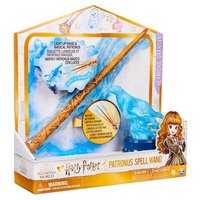 SPIN MASTER 42567 Wizarding World Harry Potter - Interaktiver Zauberstab von Hermine Granger mit Patronus-Figur, Licht- und Geräuscheffekten von SPIN MASTER™