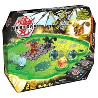 SPIN MASTER 6062734 Bakugan Evo Battle Arena, zerlegbares Spielfeld in neongrün mit exklusivem Aurelus Leonidas Bakugan von SPIN MASTER™