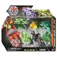 SPIN MASTER 6062874 Bakugan 'Evolutions' Battle Strike 6er Pack mit 1 Platinum Series Ball, 2 Basic Balls, 1 Geogan und 2 Nanogan, unterschiedliche Varianten von SPIN MASTER™