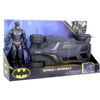 SPIN MASTER 6064628 Batman Batmobile mit Verdeck zum Öffnen, enthält exklusive 30cm Batman-Actionfigur von SPIN MASTER™