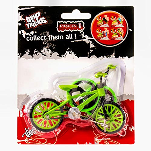 Grip & Tricks - Finger BMX - Mini BMX Freestyle Pack1 - Mini Fahrrad Freestyle von SPIRITRIDERS GRIP TRICKS