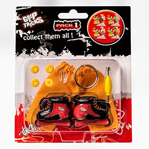 Grip & Tricks - Finger Roller - Mini Roller Freestyle Pack1 - Mini Inline Skate Freestyle von SPIRITRIDERS GRIP TRICKS