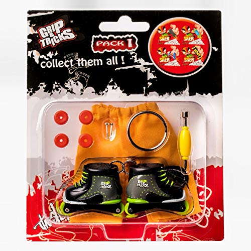 Grip & Tricks - Finger Roller - Mini Roller Freestyle Pack1 - Mini Inline Skate Freestyle von SPIRITRIDERS GRIP TRICKS