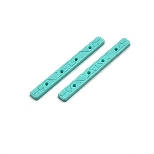 SPITBOARDS Fingerboard Board Rails Boardrails Set of 2 with Screws - Blue von SPITBOARDS