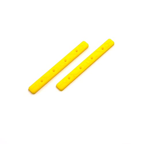 SPITBOARDS Fingerboard Board Rails Boardrails Set of 2 with Screws - Yellow von SPITBOARDS