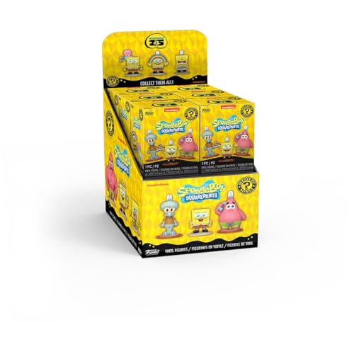 SpongeBob SquarePants 25th Anniversary Mystery Minis Blind Box Mini-Figur Vitrine mit 12 Stück von SPONGEBOB SQUAREPANTS