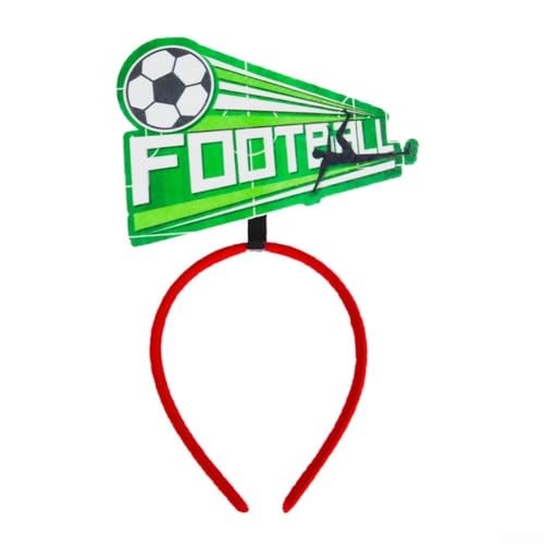 SPORTARC Fußballspiel Cheer Up Kopfbedeckung, Fußballfans Haarband, Foto-Requisiten, geeignet für Fußballspiele (F) von SPORTARC