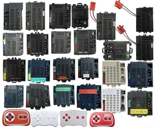 Weelye Elektrischer Spielzeugauto-Receiver mit Fernbedienung, toller Outdoor-Spaß für Kinder (RX18 A 12 V komplettes Set) von SPORTARC