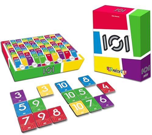 SPOT GAMES Spiel 101, Das Spiel, Reflexion und Deduktion, Familie, Erwachsene, Spiel zu zweit oder Sudoku Solitaire von SPOT GAMES