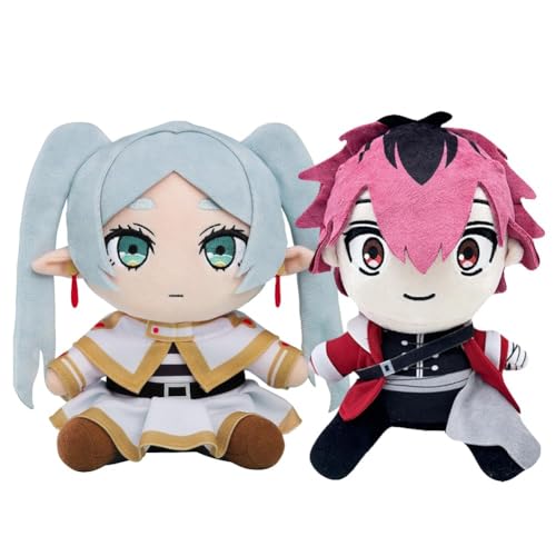 Freeze: Beyond Journey's End 2pcs Far/Freeze Anime 25cm Kuscheliges Cartoon Tier Geburtstagsgeschenke (Stark+frieren) von SPSMOKH