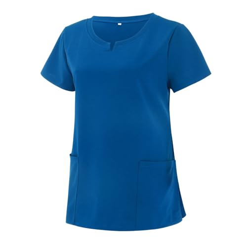 SPSMOKH Kurzärmeliges OP-Oberteil für Damen, V-Ausschnitt, Tunika, Gesundheitswesen, Arbeitskleidung mit Taschen, Massagetherapeuten, Pflege- und Kosmetiker-Top für Krankenschwester, Hundepflege SPSMOKH Kurzärmeliges OP-Oberteil für Damen, V-Ausschnitt, Tunika, Gesundheitswesen, Arbeitskleidung mit Taschen, Massagetherapeuten, Pflege- und Kosmetiker-Top für Krankenschwester, Hundepflege von SPSMOKH
