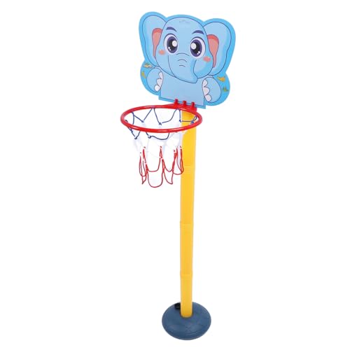 SPYMINNPOO Basketballkorb-Set für Kleinkinder, Höhenverstellbarer Basketballkorb und Ständer für Zuhause, Kindergarten, Drinnen und Draußen von SPYMINNPOO