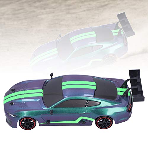 RC Drift Car, 4WD Hochgeschwindigkeits Fernbedienung mit Lichtspielzeug, Geschenke für Kinder über 8 Jahre(Grün) von SPYMINNPOO