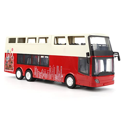 SPYMINNPOO 1:18 RC Doppeldecker Spielzeug, Fernbedienung Kinder DIY Bus Modellauto Spielzeug RC Fahrzeug für Jungen und Mädchen von SPYMINNPOO